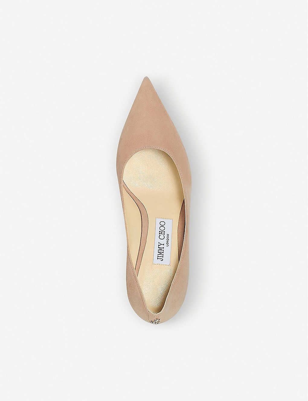 Love 65 logo-embellished suede courts - 4