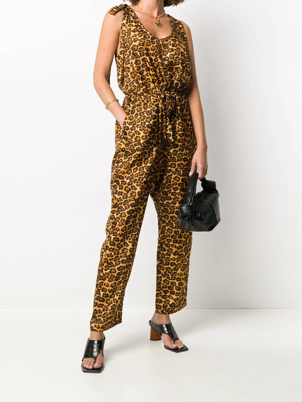 Amelie leopard print jumpsuit - 2