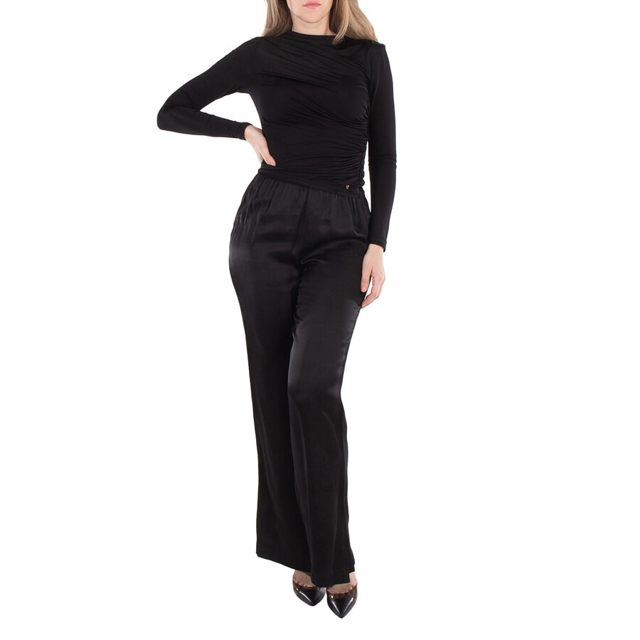 Anine Bing Ladies Black Aden Wide Leg Pants - 3