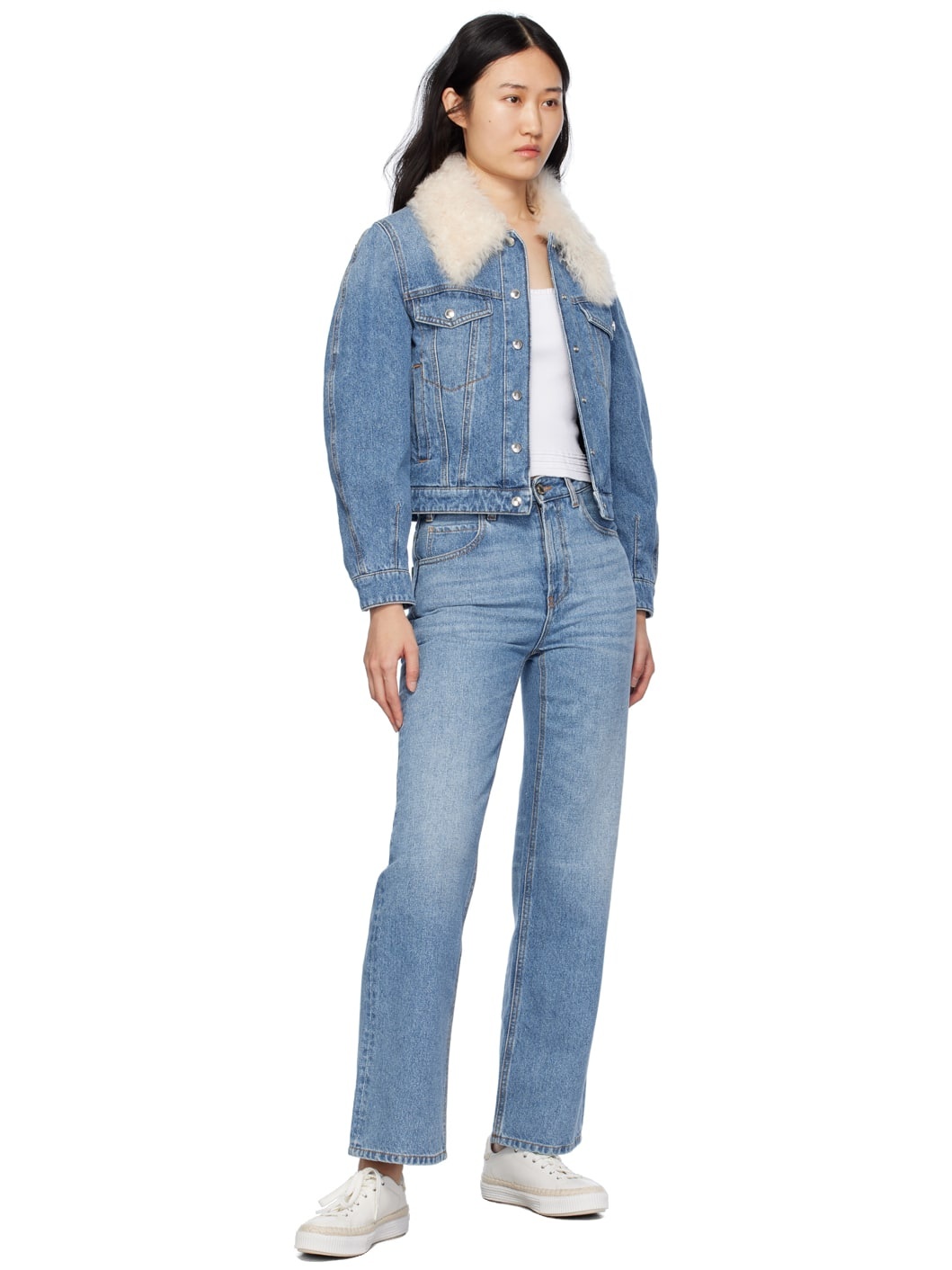 Blue Boyfriend Jeans - 4