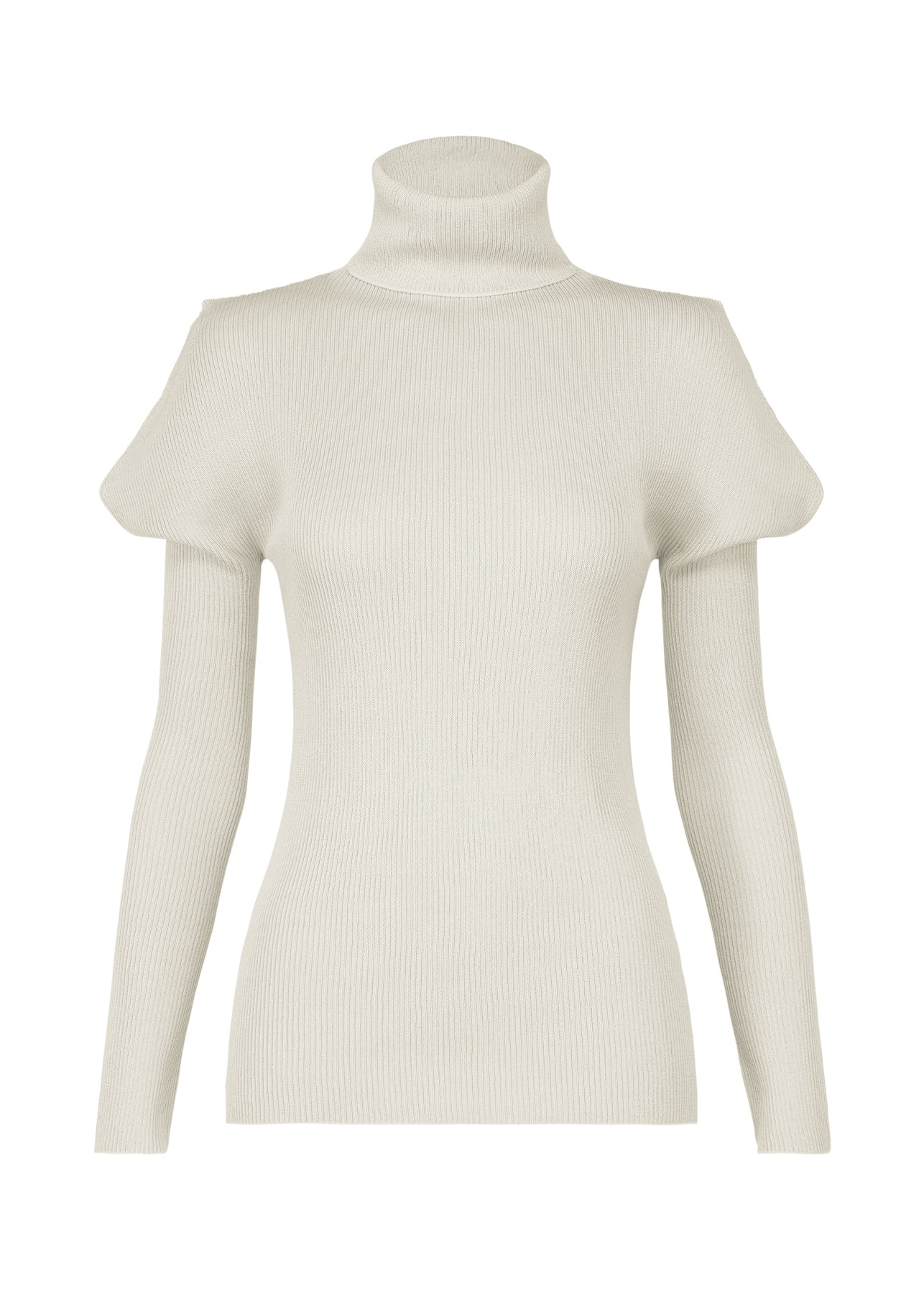 FLAT RIB KNIT BLOUSE - 1