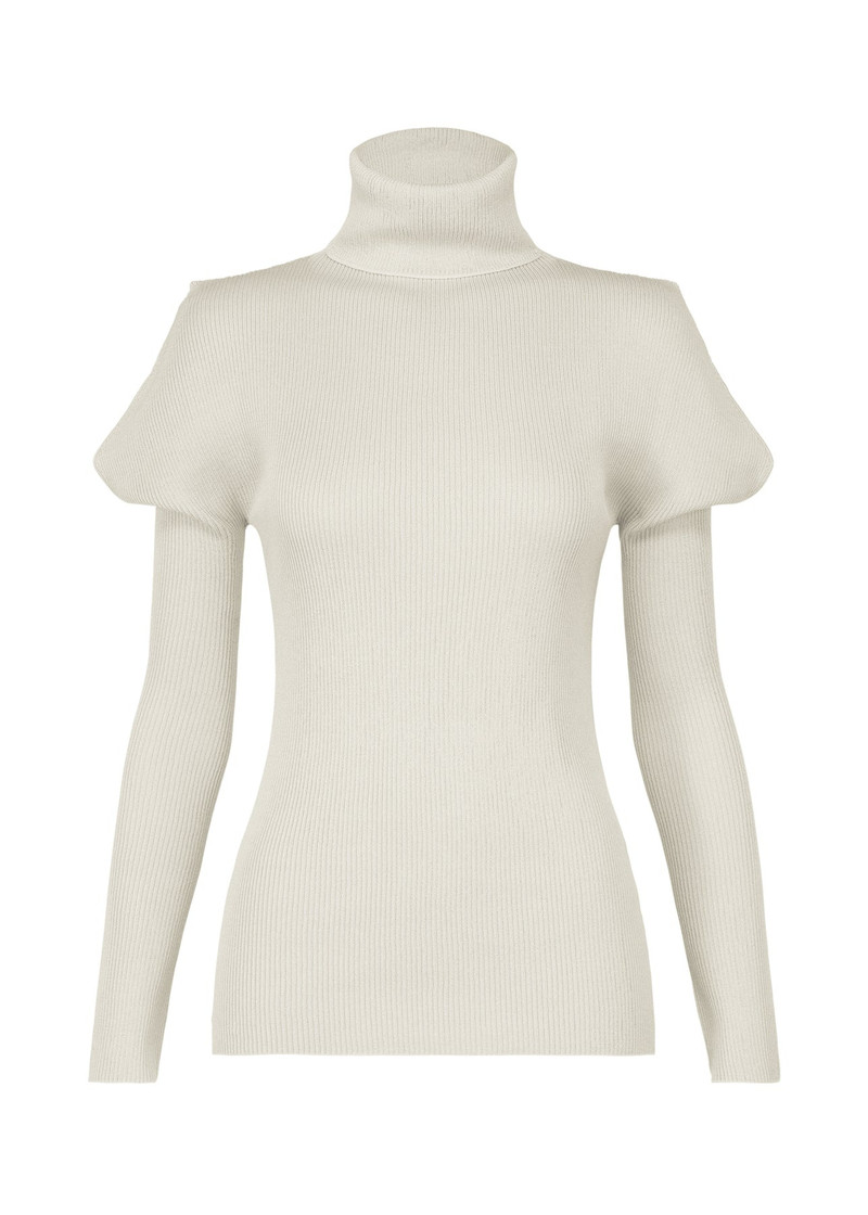 FLAT RIB KNIT BLOUSE 1