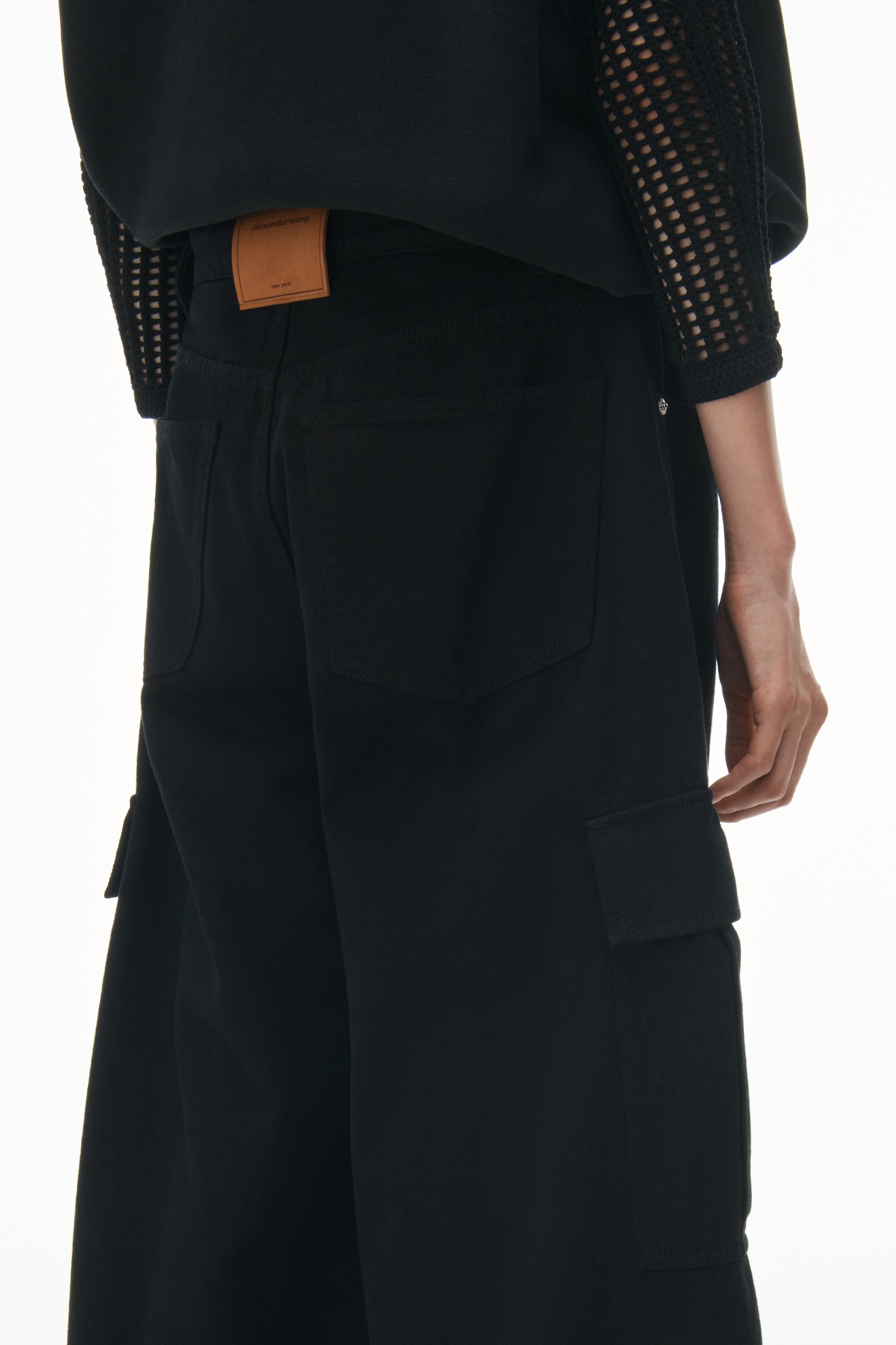 Oversize Cargo Jeans in Cotton - 5