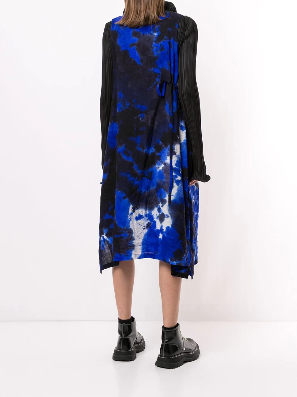 sleeveless tie-dye dress - 4