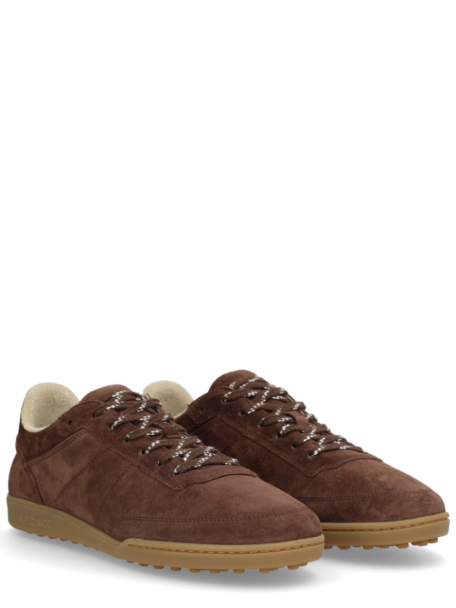 LEATHER MOE SNEAKER - 2