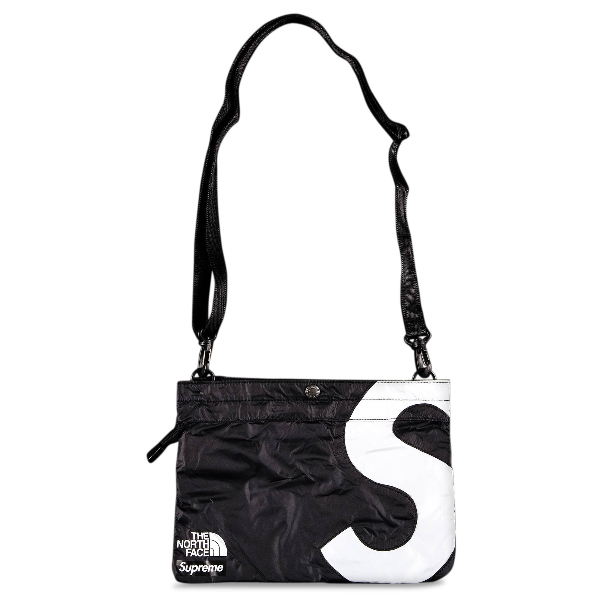 Supreme Supreme x The North Face S Logo Shoulder Bag Black REVERSIBLE