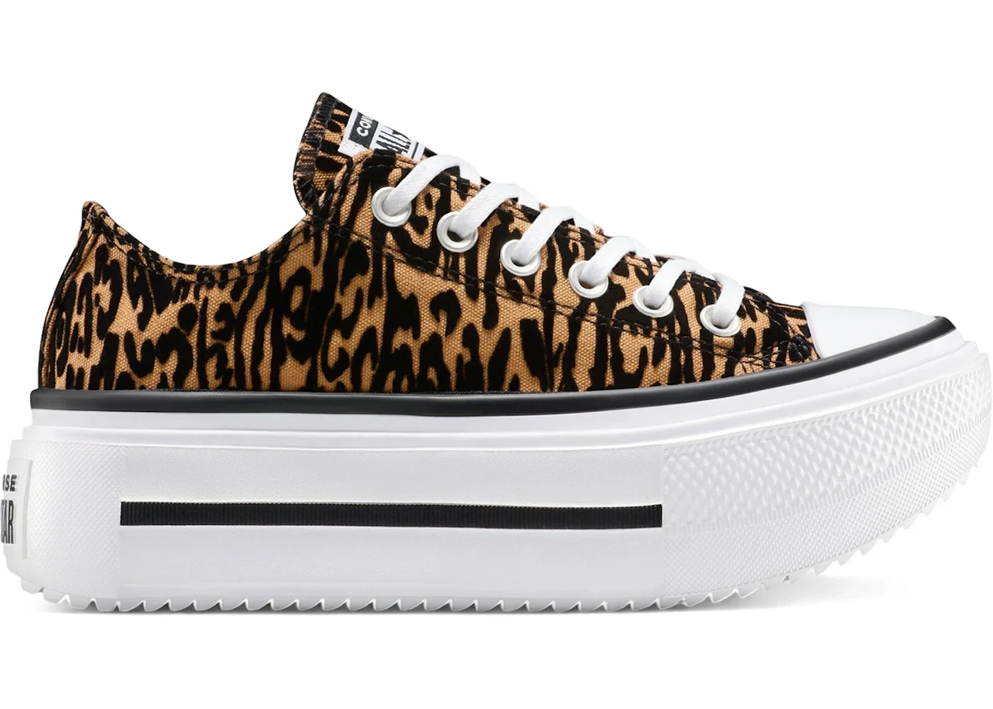 Converse Chuck Taylor All Star Lift Double Stack Platform Leopard Print - 1