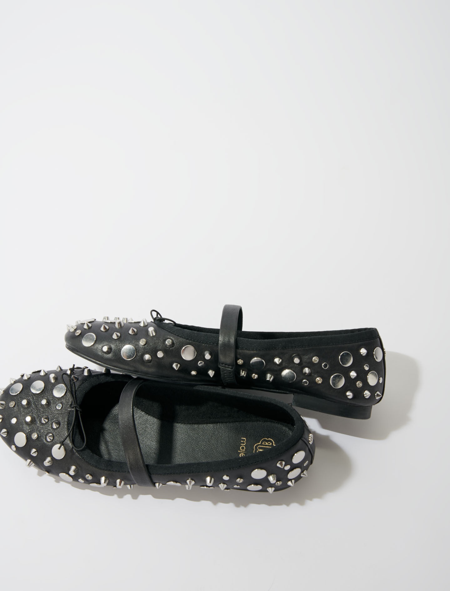 Studded ballet flats - 4
