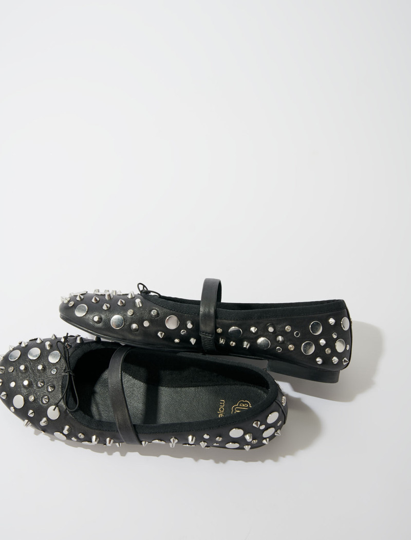 Studded ballet flats 4