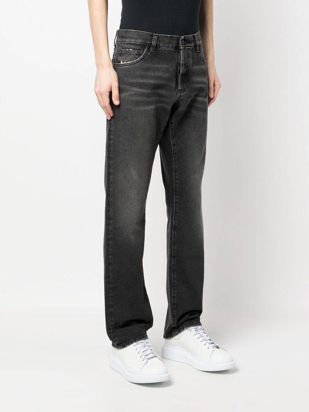 Medium Stone Cross slim-fit jeans - 3