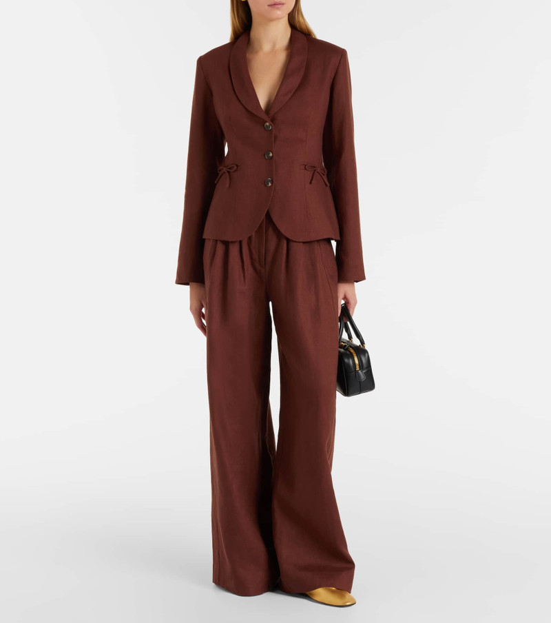 POSSE Sabine linen blazer outlook