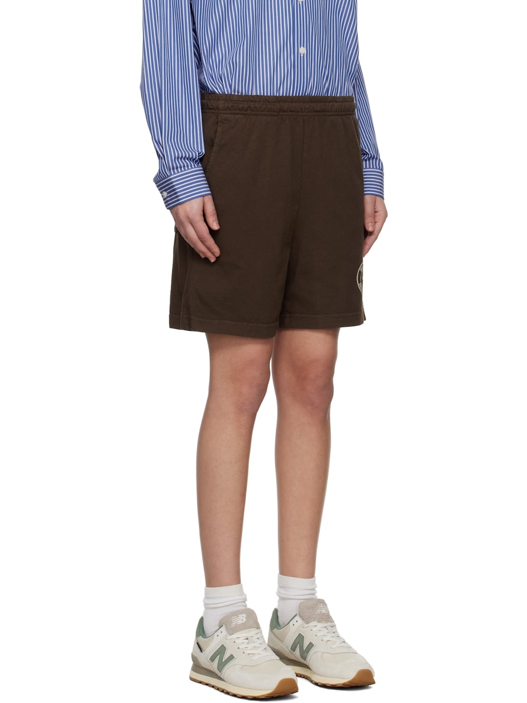 Brown 'Riding Club' Gym Shorts - 2