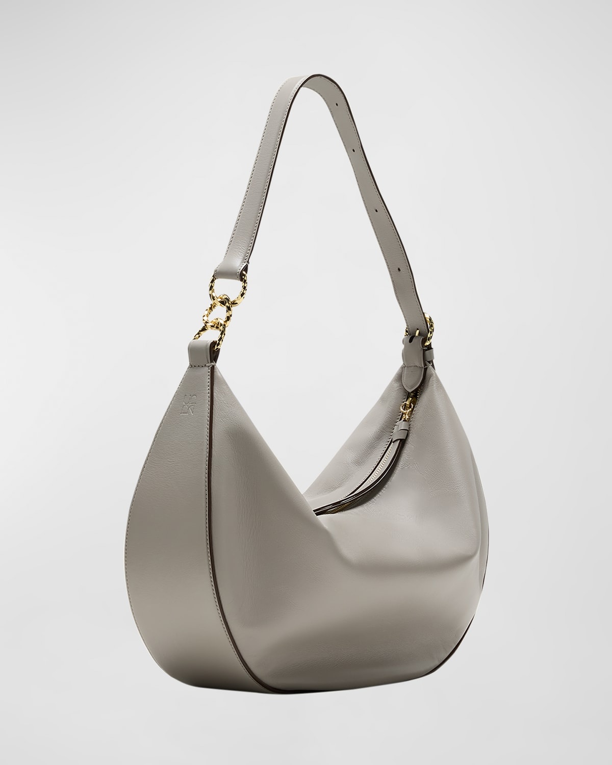 Twyla Large Calf Leather Hobo Bag - 3