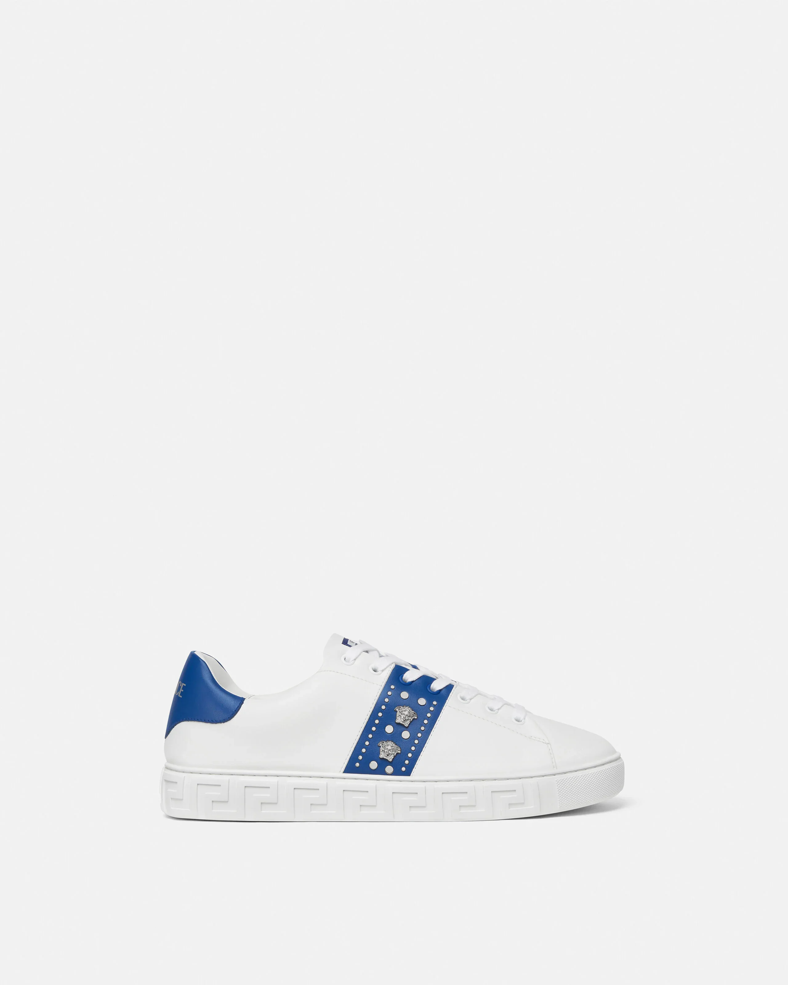 Greca Embellished Sneakers - 1