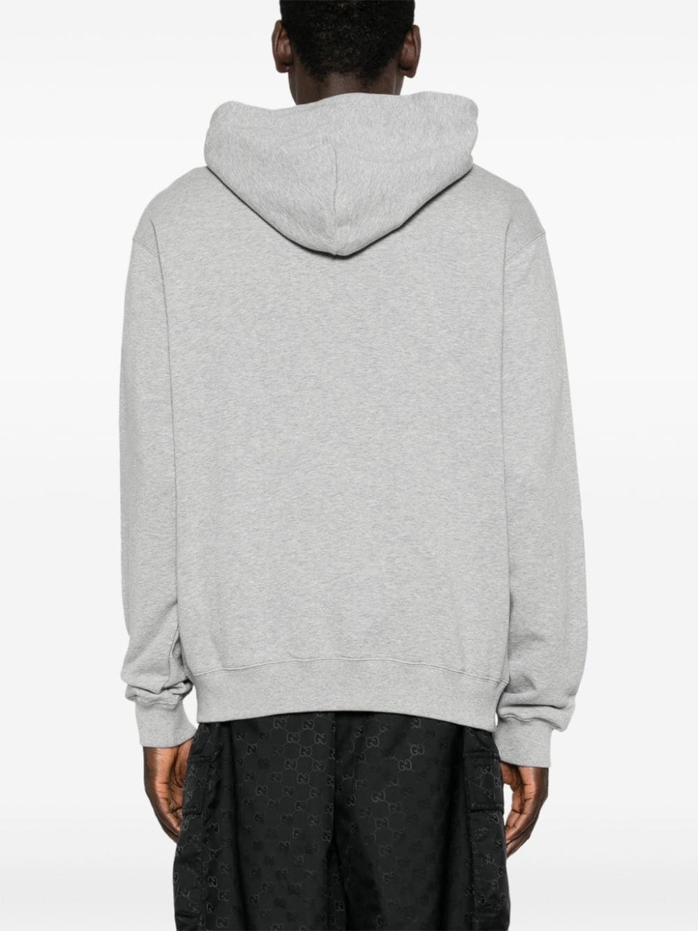 Double G mÃ©lange cotton hoodie - 4