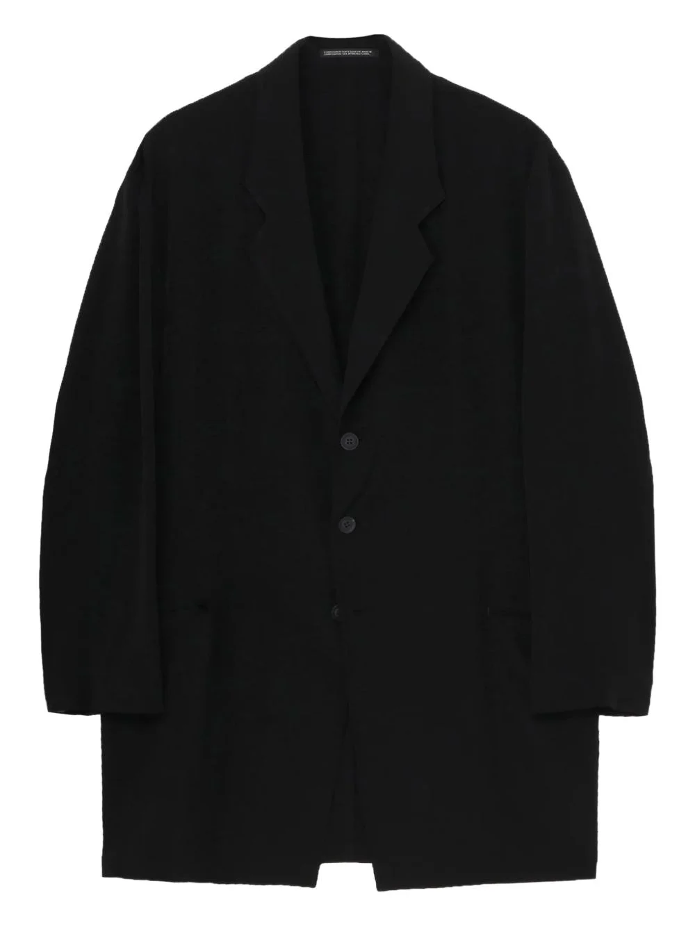 single-breasted wool jacket - 1