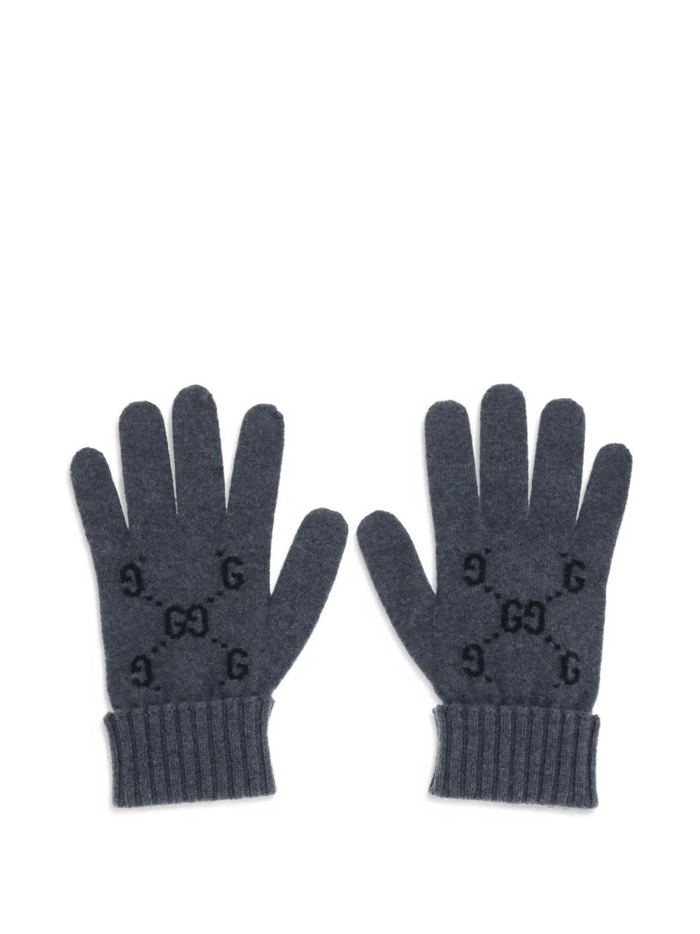 logo-pattern gloves - 1