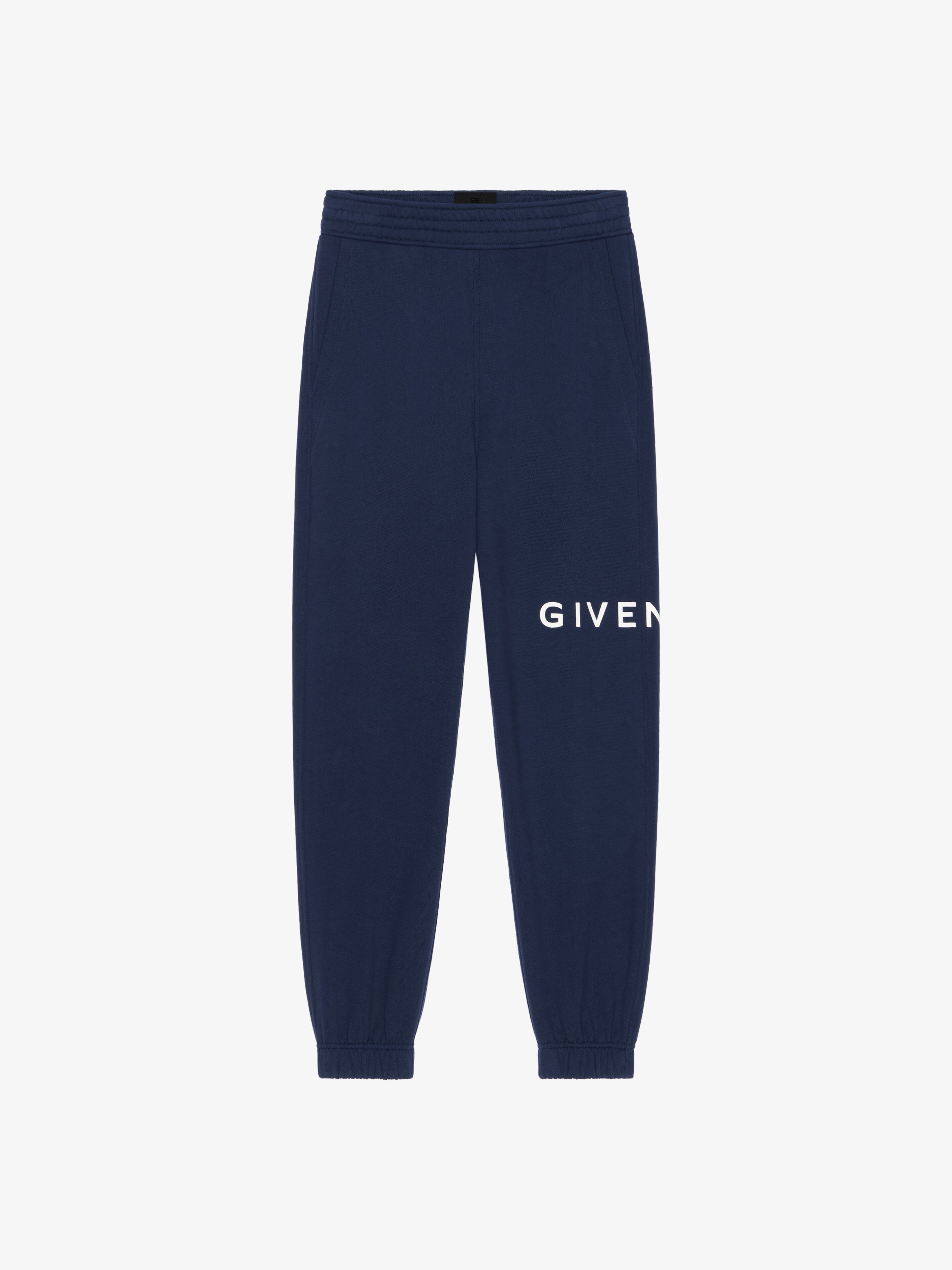 GIVENCHY ARCHETYPE SLIM FIT JOGGER PANTS IN FLEECE - 1