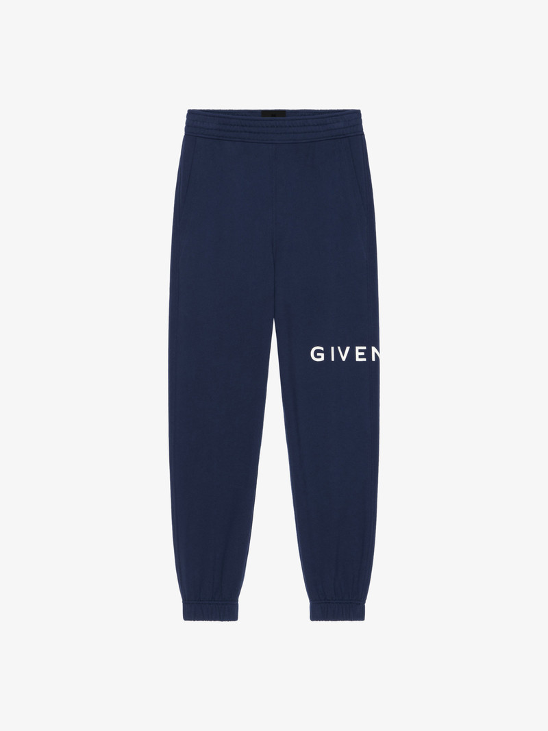GIVENCHY ARCHETYPE SLIM FIT JOGGER PANTS IN FLEECE 1