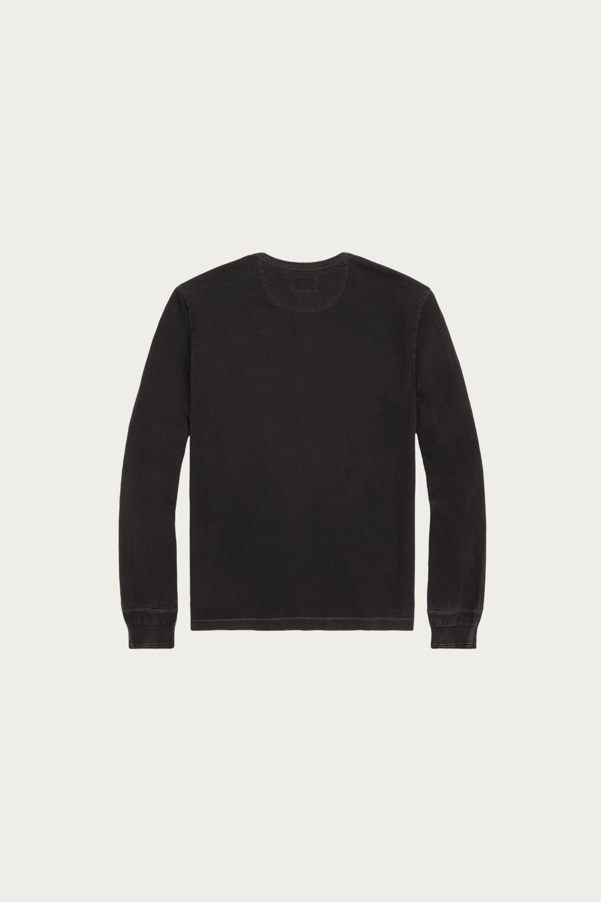 Indigo Jersey Henley Shirt - Sulfur Black - 2