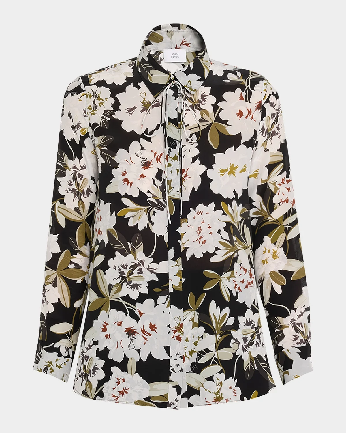 Mathias Floral-Print Crepe De Chine Shirt - 1