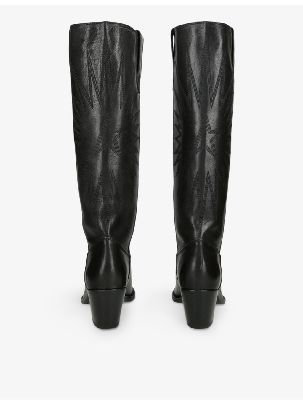 Francesca pointed-toe leather boots - 3