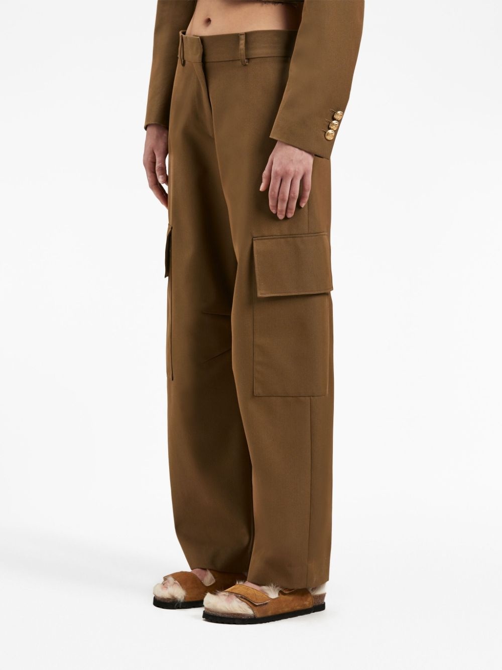 tapered cargo trousers - 4