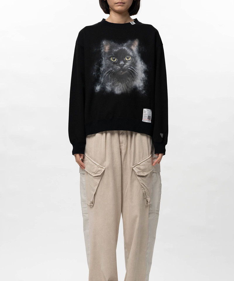 Cat Printed Sweatshirt 10