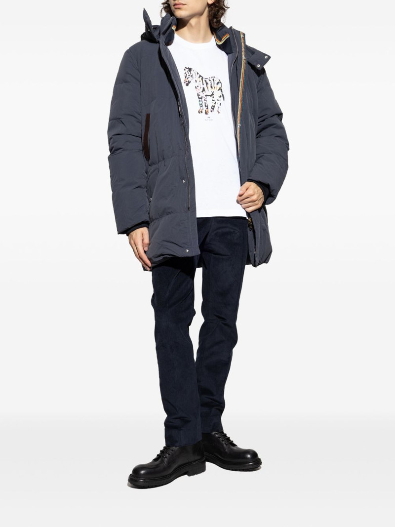 Paul Smith hooded quilted parka coat outlook
