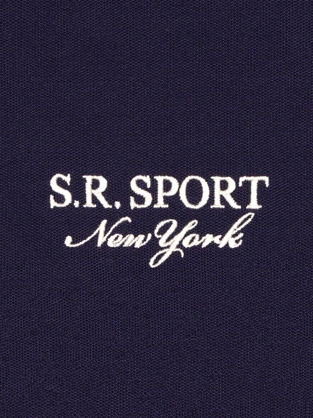 logo-embroidered stripe-detailing track pants - 3