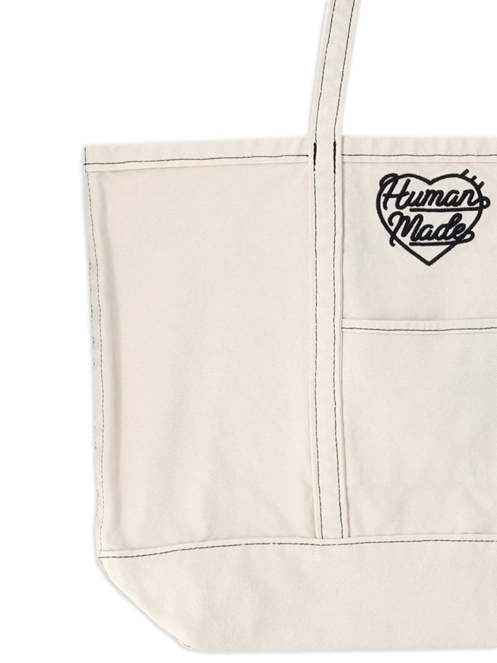 logo embroidered shoulder bag - 3