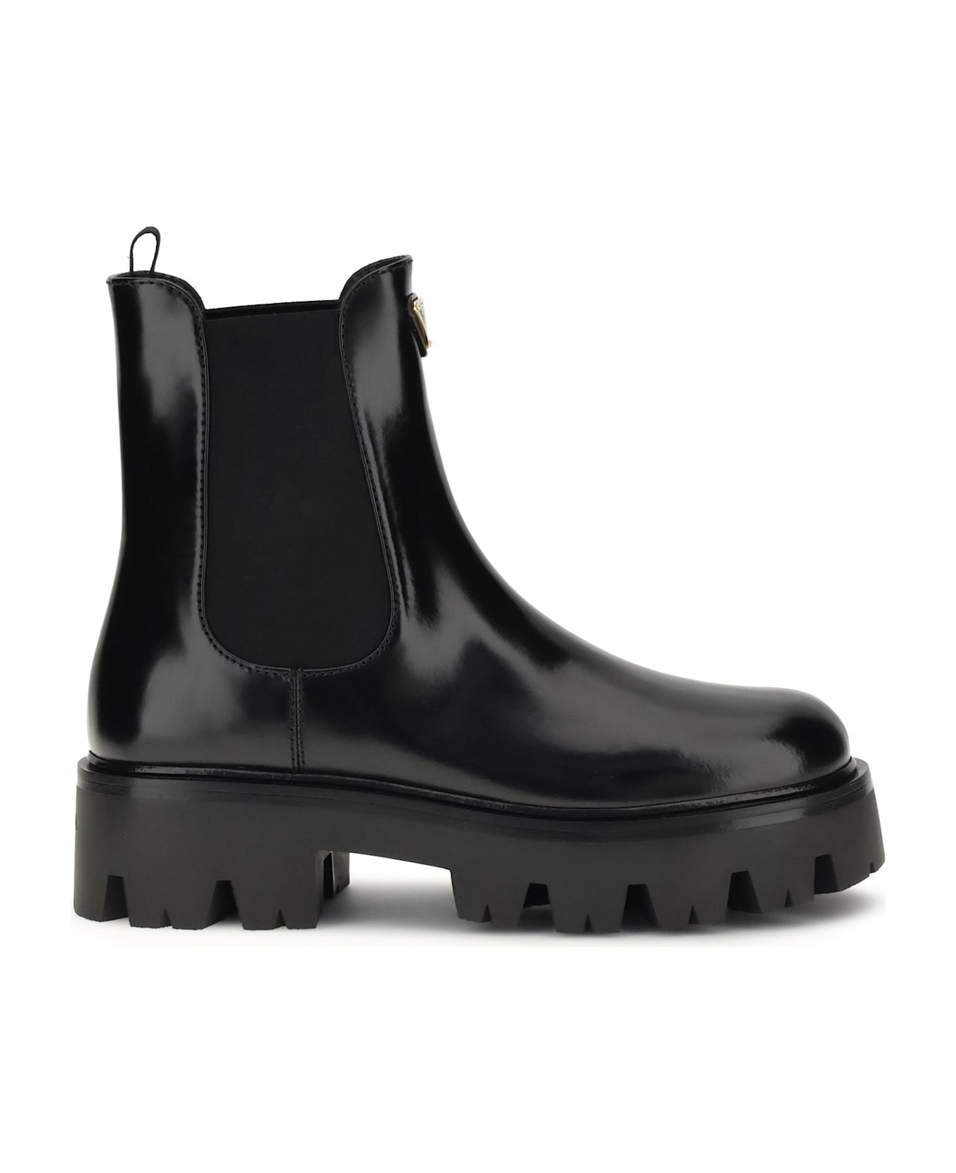 Brushed Leather Ankle Boots - 1