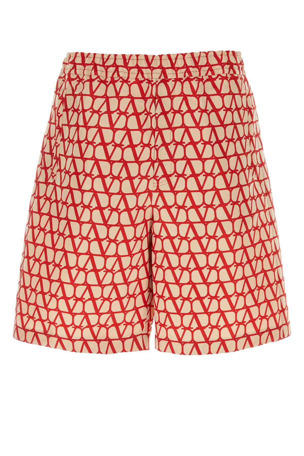 Valentino Garavani Men Toile Iconographe Bermuda Shorts - 1