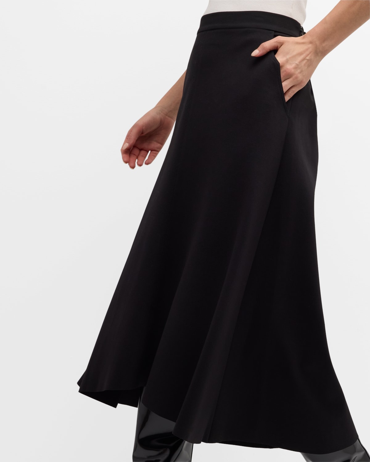 Emotional Essence High-Low Midi Skirt - 7