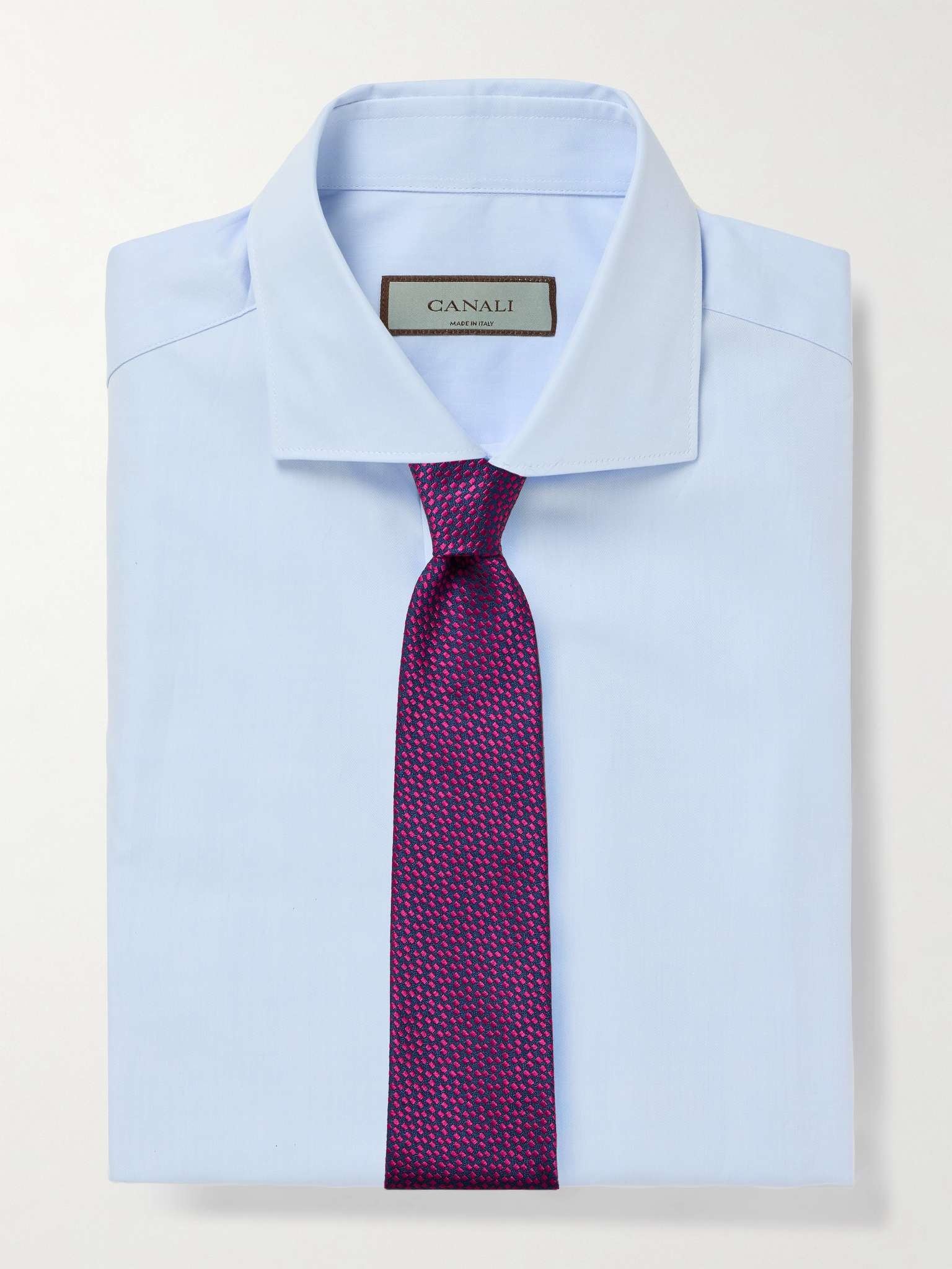Cutaway-Collar Cotton-Poplin Shirt - 5