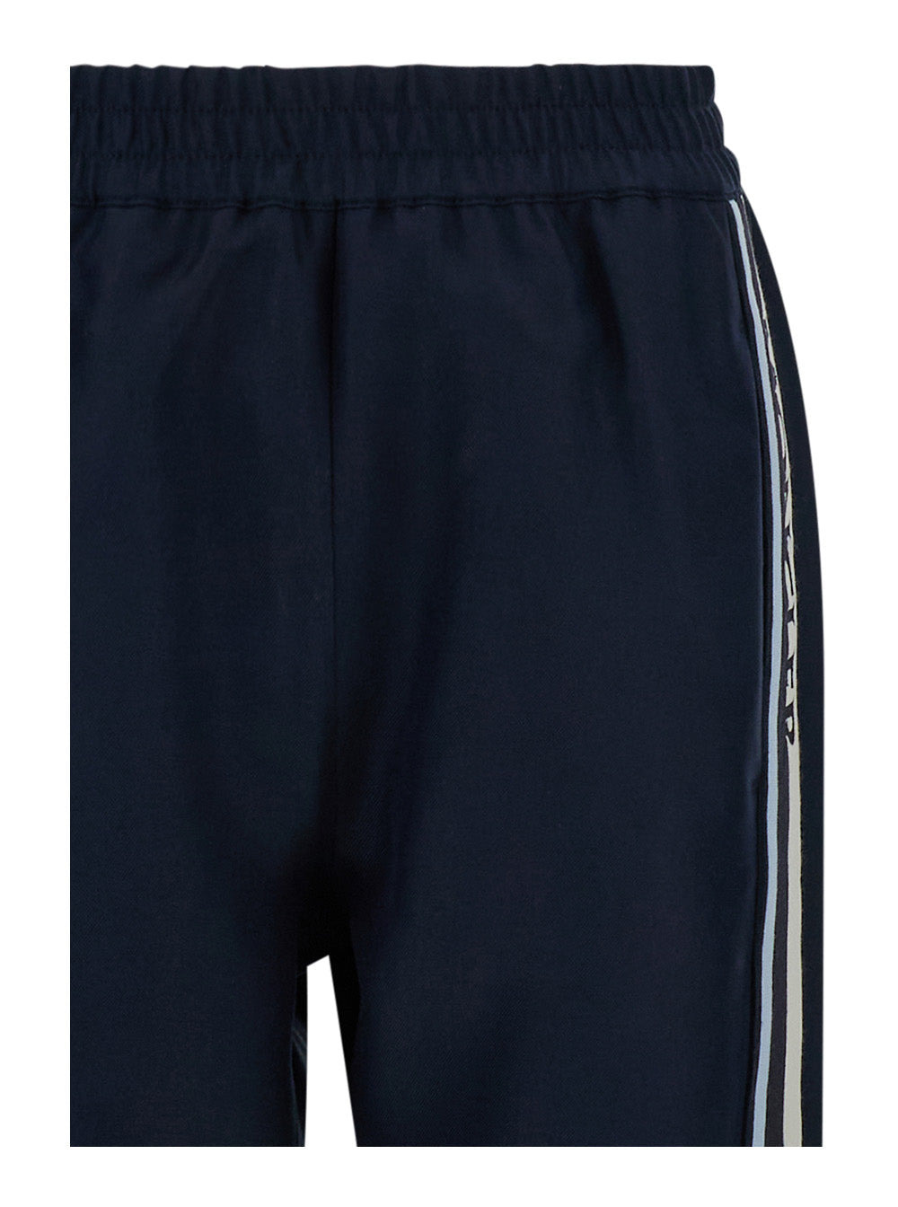 Moncler Women Blue Joggers Pants With Embroidery In Technical Fabric Woman - 3