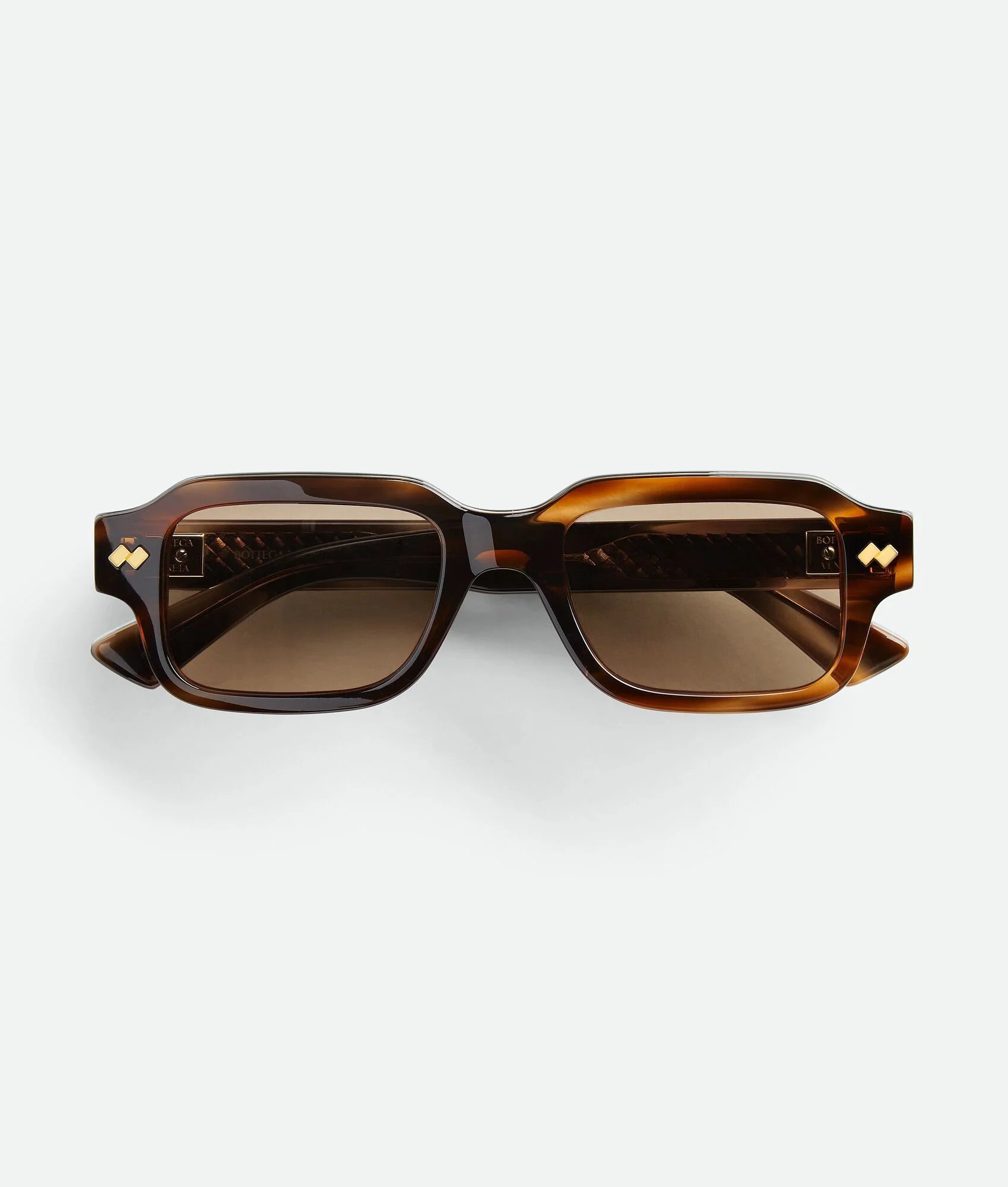 BV1442S Intrecciato Rectangular Sunglasses - 1