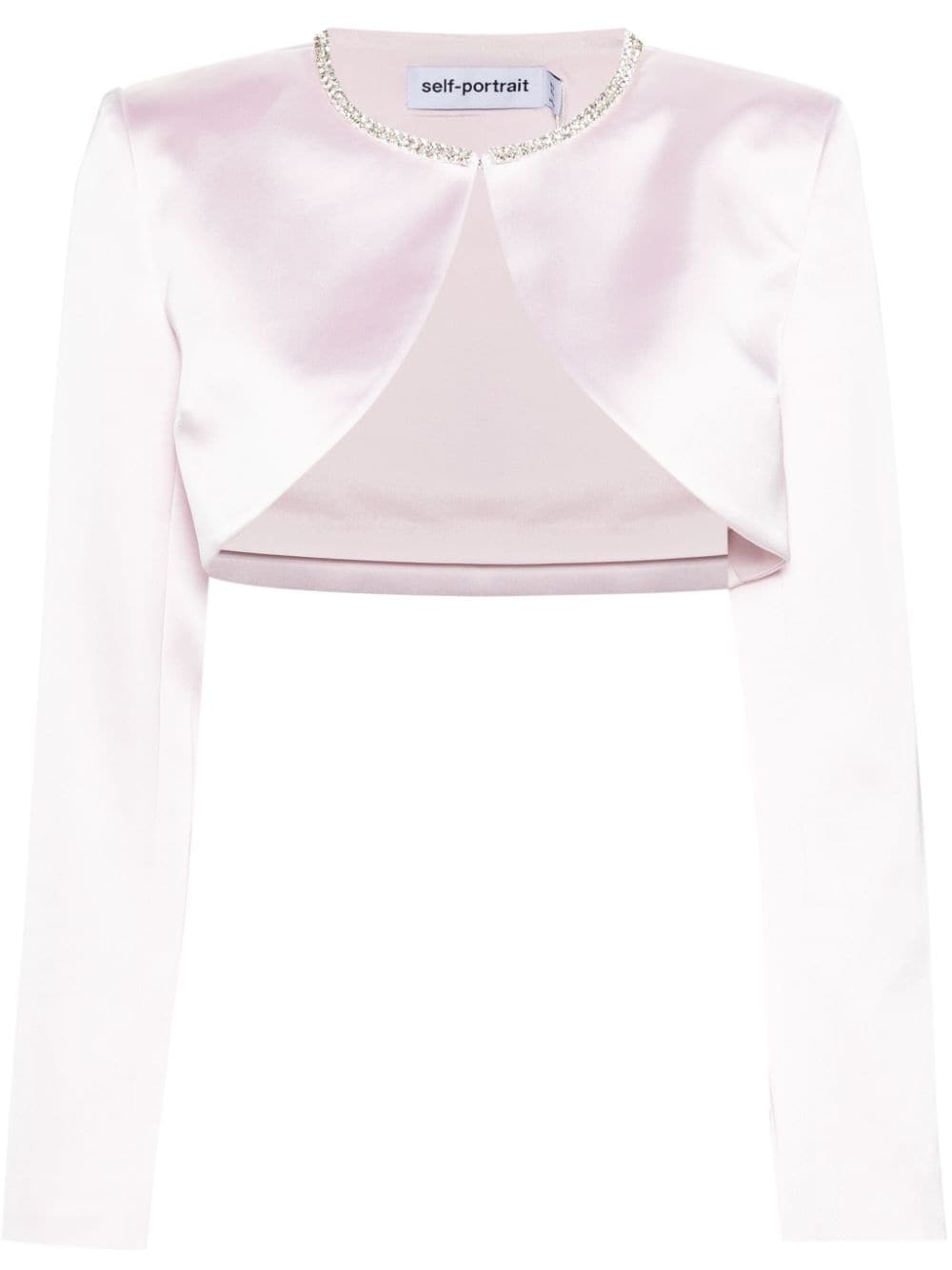 satin bolero jacket - 1