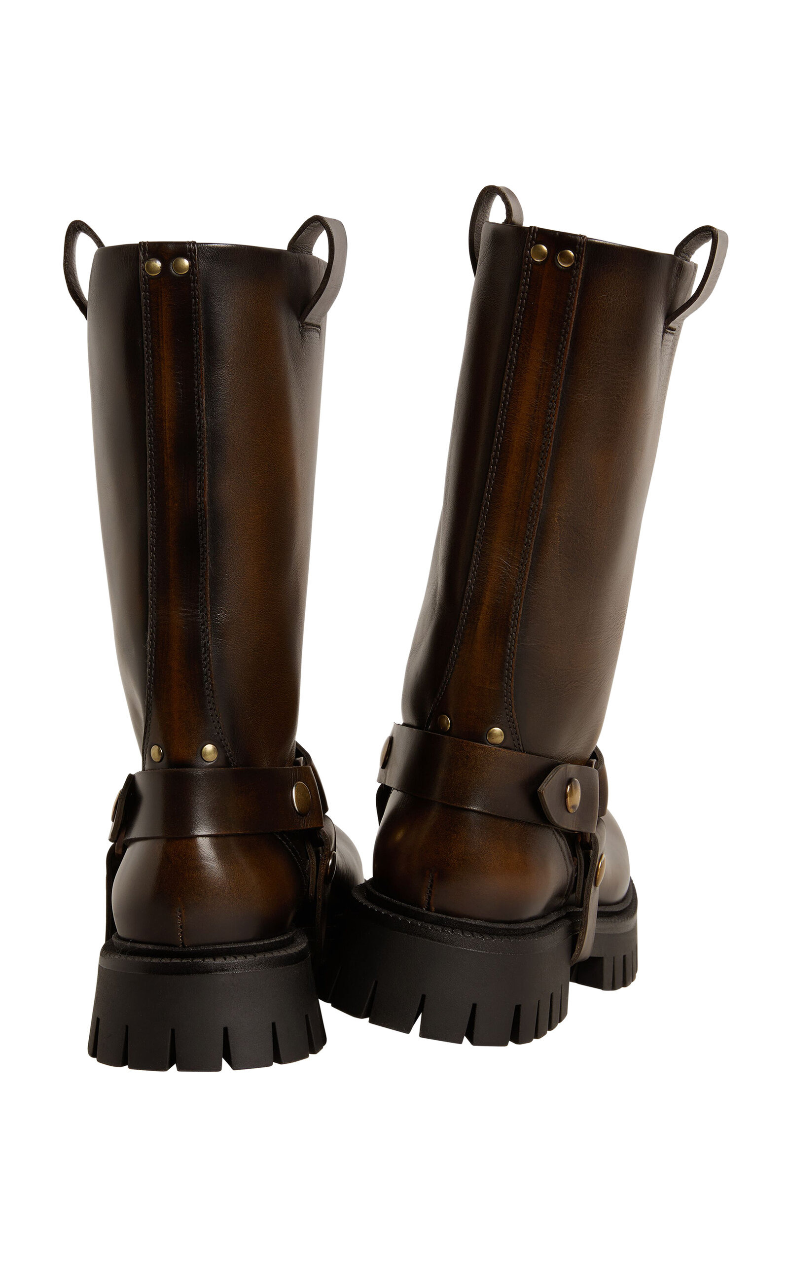 Kurt Chunky Sole Distressed Leather Boot brown - 3