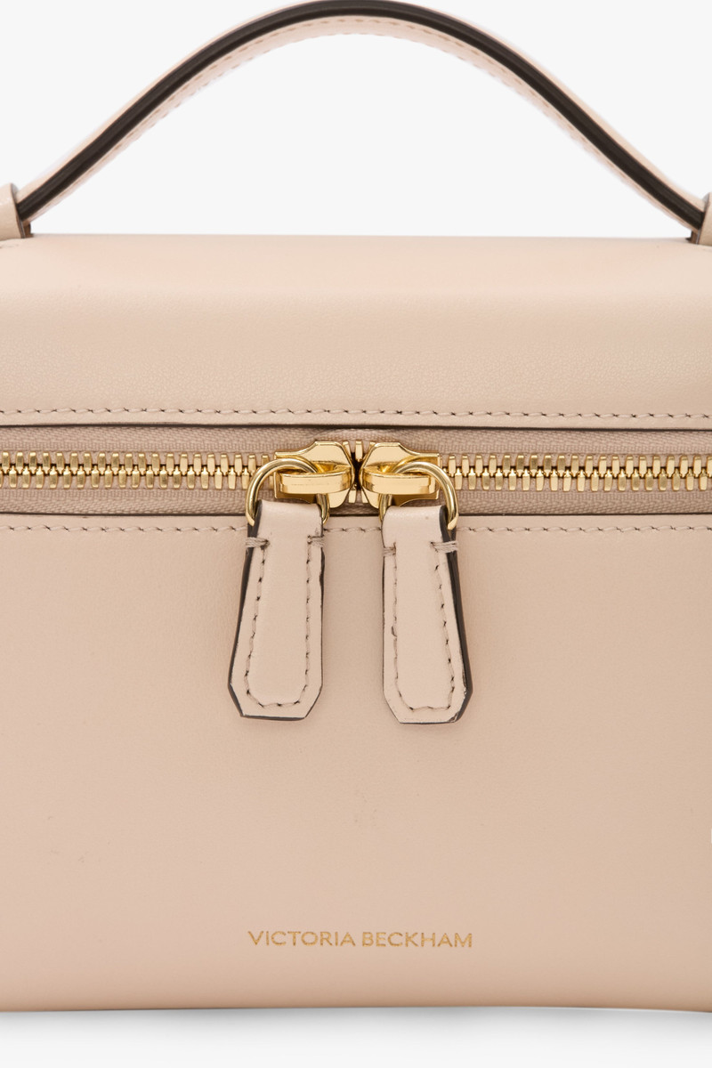 Victoria Beckham Vanity Crossbody In Pale Rose Leather outlook