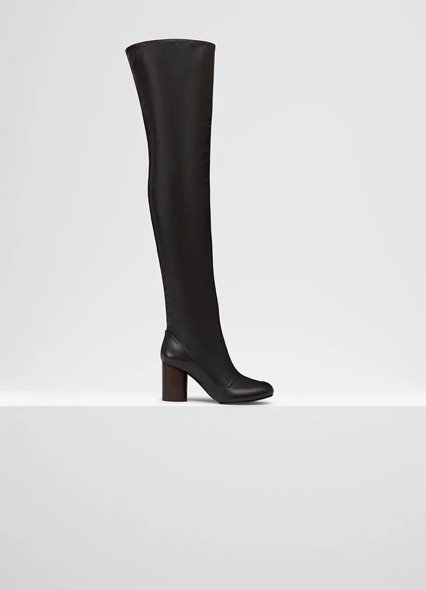 GLOVE HIGH BOOTS WITH 80MM HEEL - 1