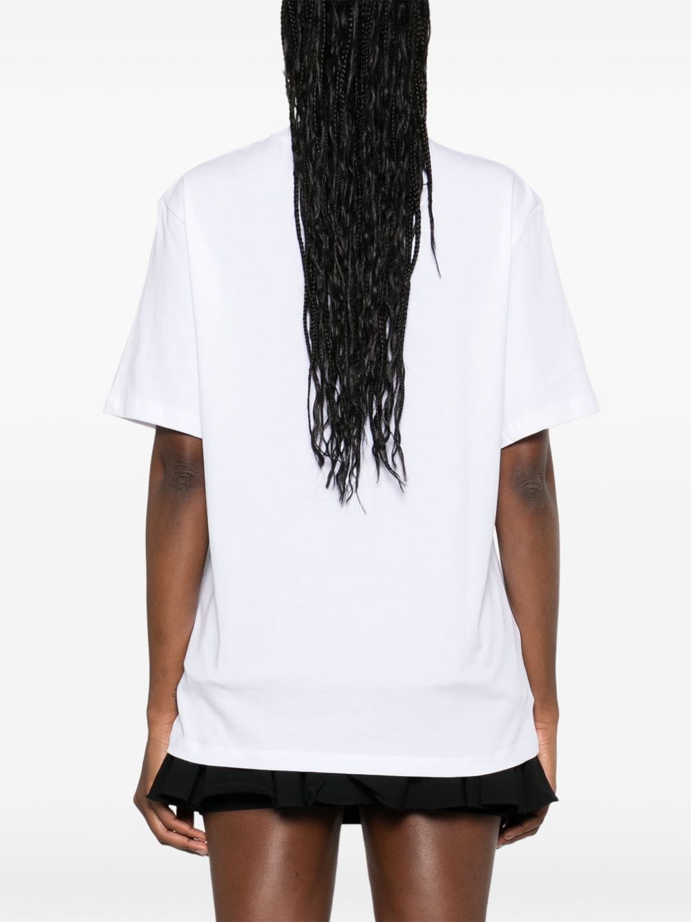 logo-embroidered T-shirt - 4