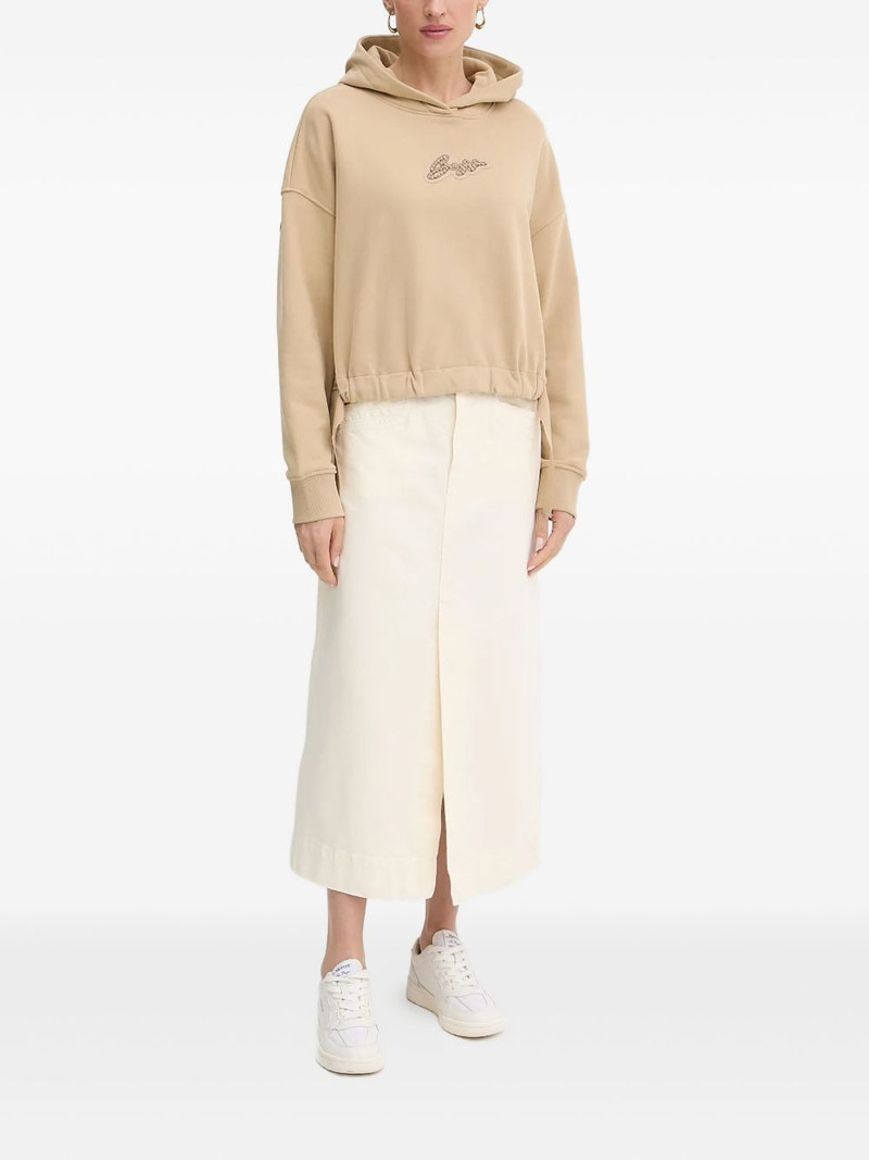 BOSS embellished-logo hoodie outlook