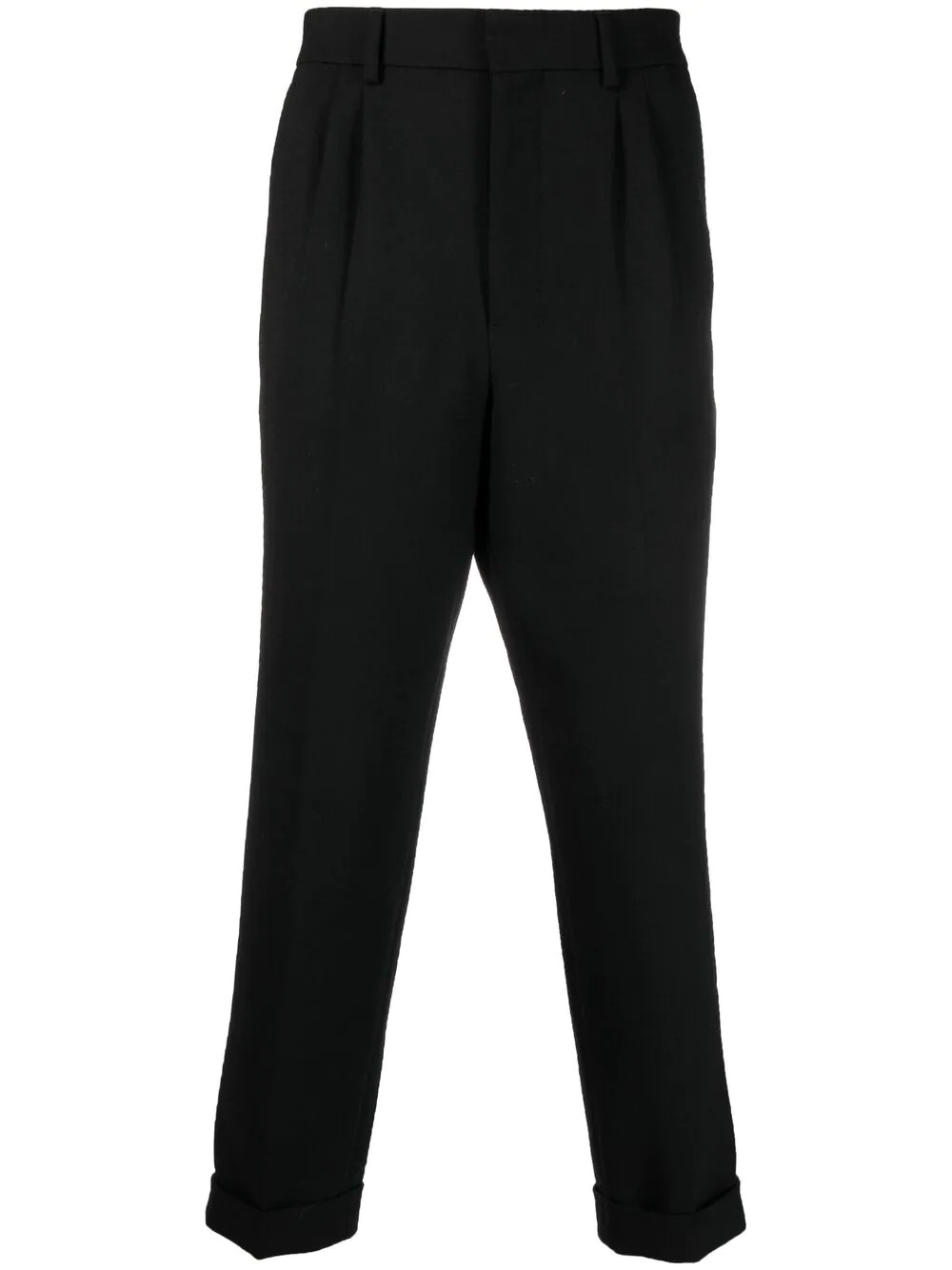 carrot-fit pleated trousers - 1