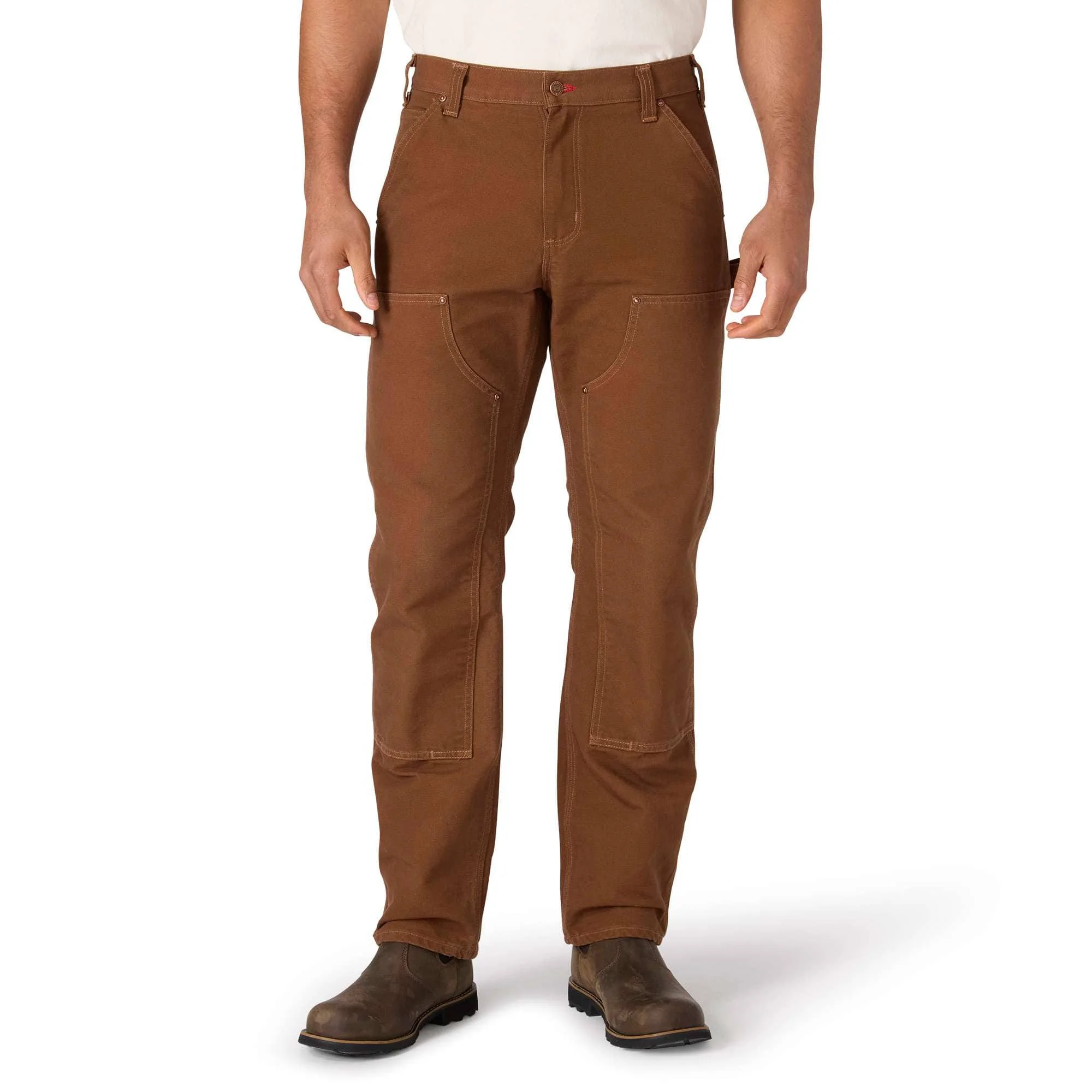 Crafted Series Loose Straight Duck Double-Front Dungaree - 1