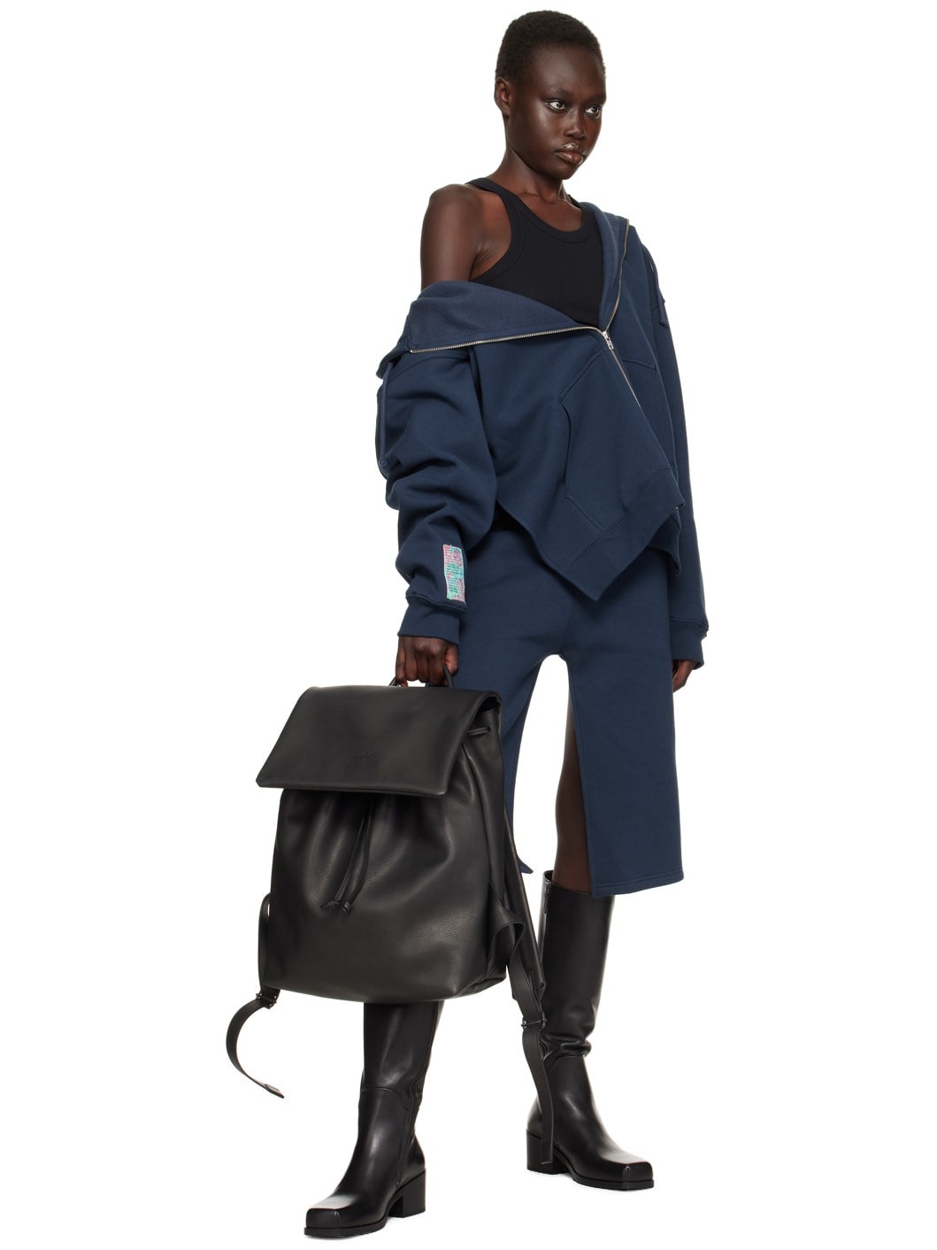 Black Cassello Tall Boots - 5