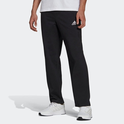 adidas adidas Knit Casual Sports Pants Gym Long Pants Black GK9017 outlook