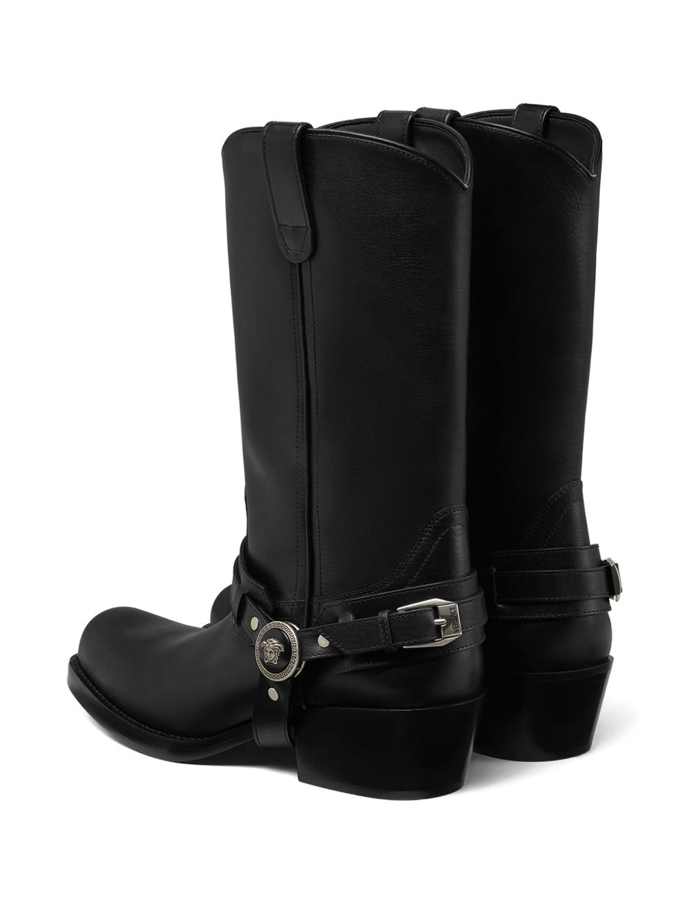 leather cowboy boots - 3
