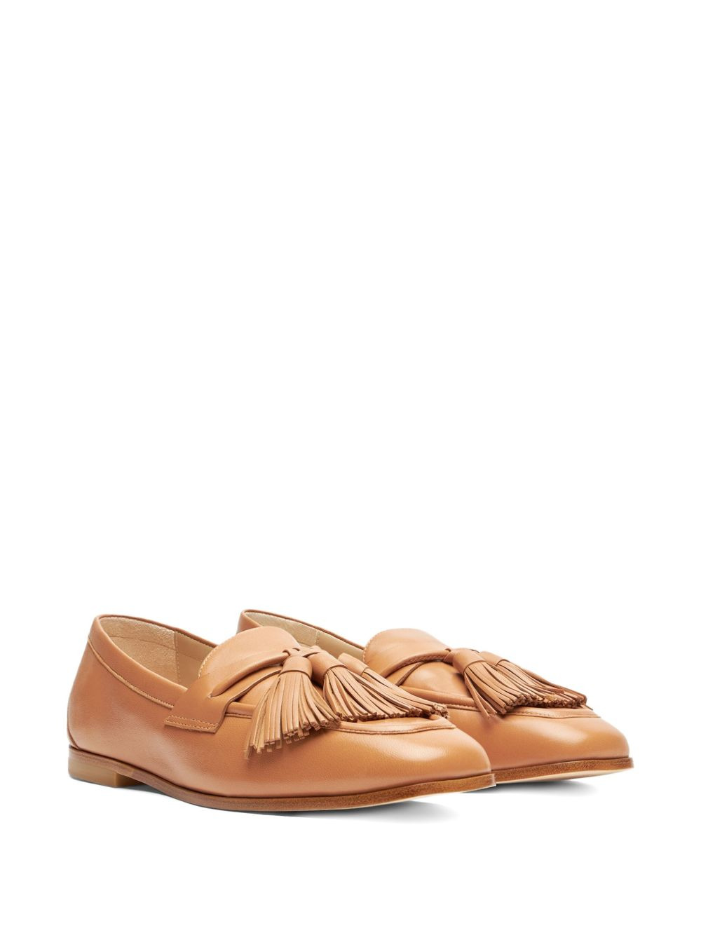 tassel leather loafers - 2