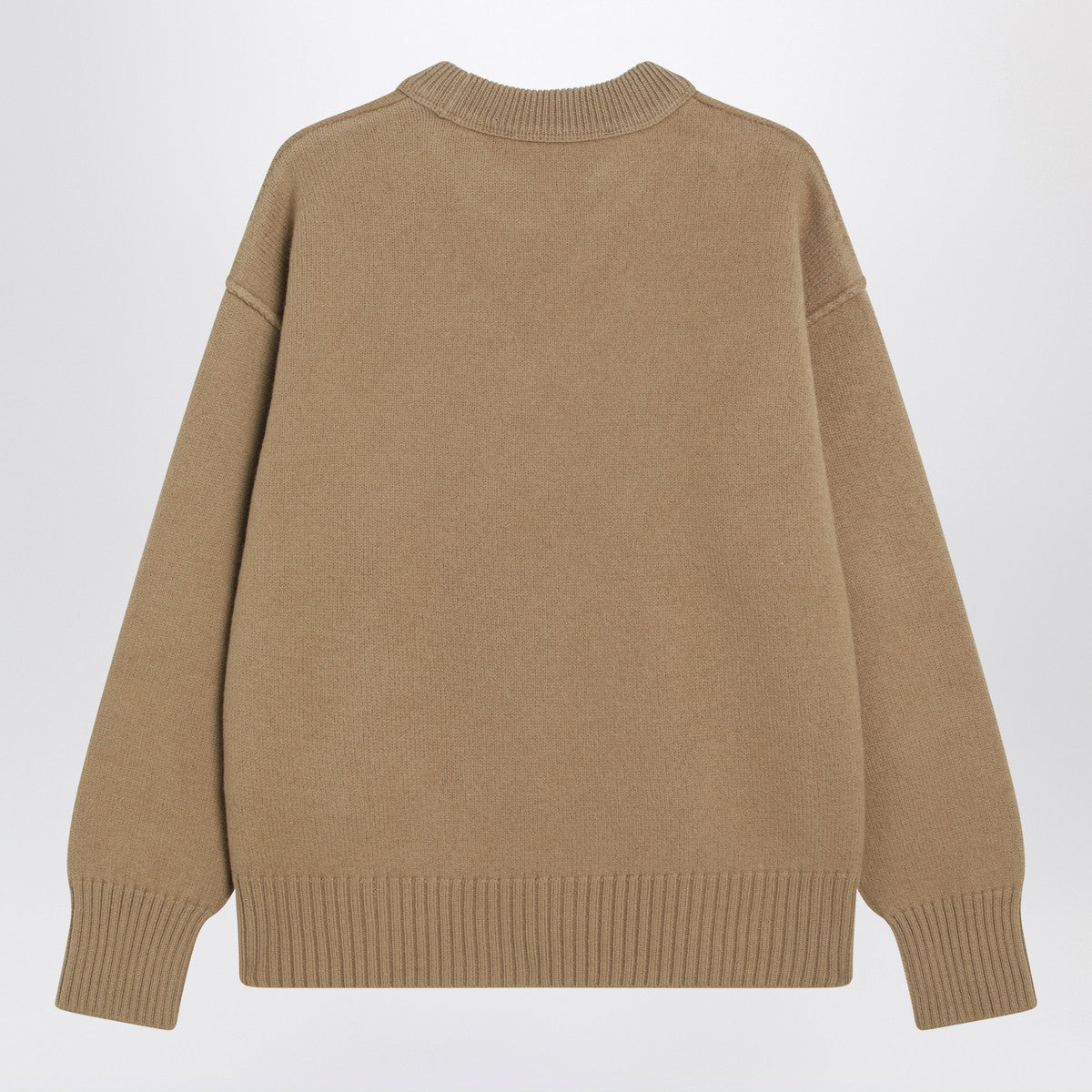 Ami Paris Camel Ami De Coeur sweater - 2